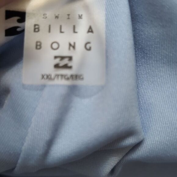 Billabong full coverage blue floral swimming bikini shorts size XXL 16us NWT - Picture 6 of 6